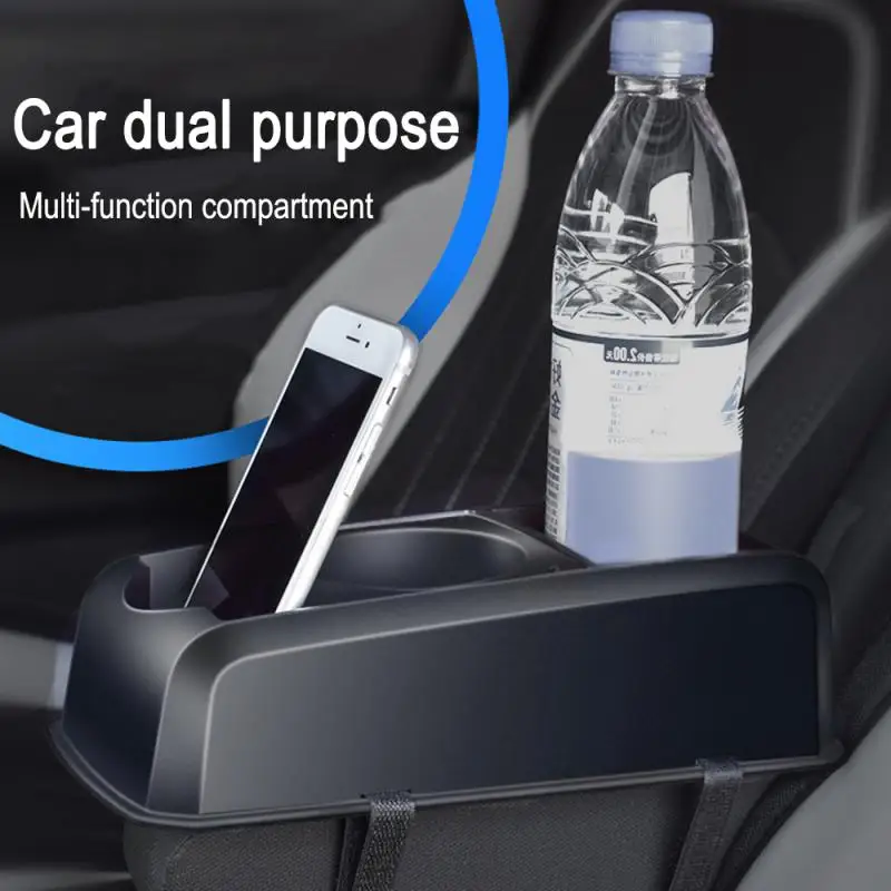 

Multifunctional Car Seat Slot Storage Box Universal 3 In 1 Phone Drink Box Organizer Cup Holder Car Auto Vehicle Seat Cup