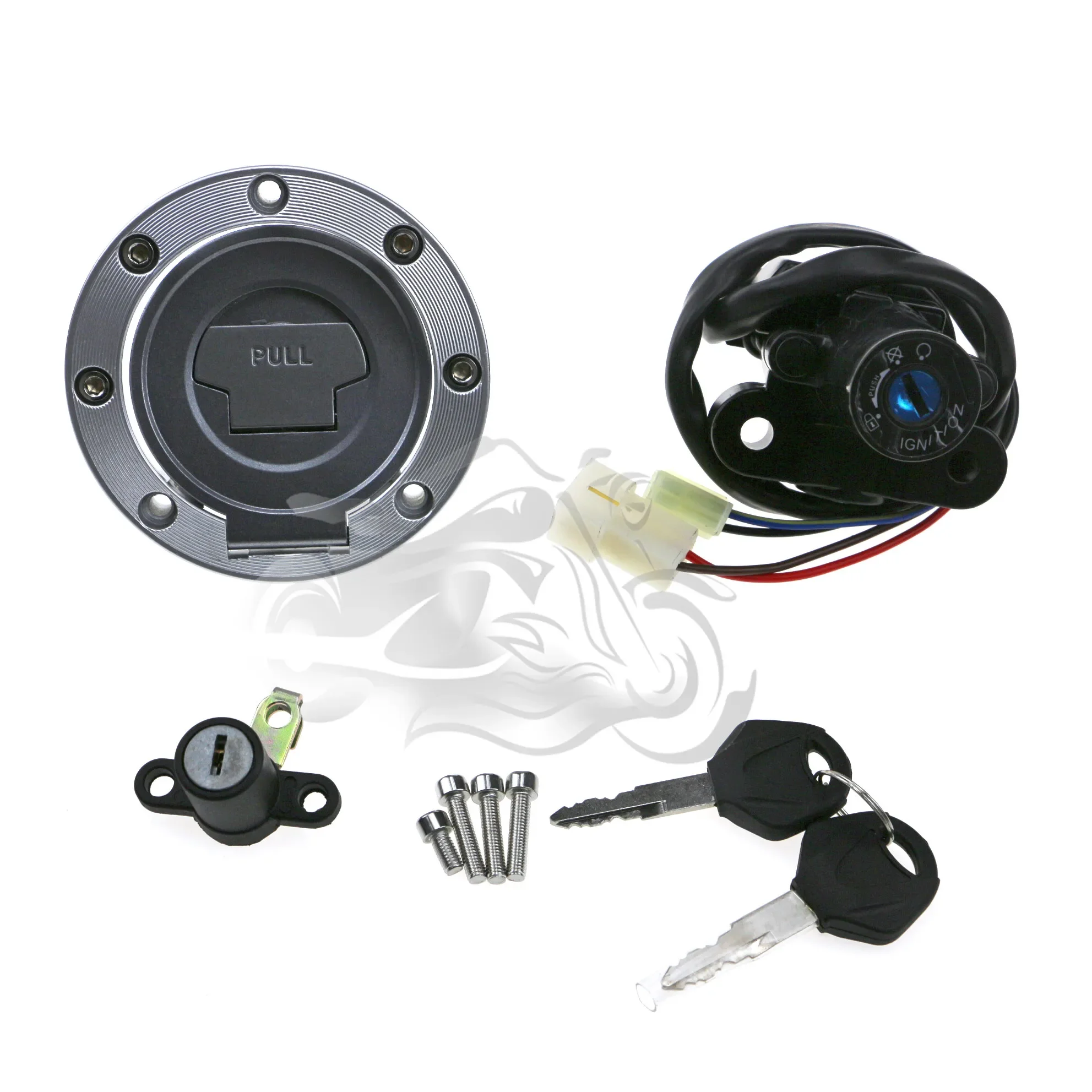 Замок переключателя зажигания крышка для бензинового бака подходит YAMAHA MT03 MT07 MT09