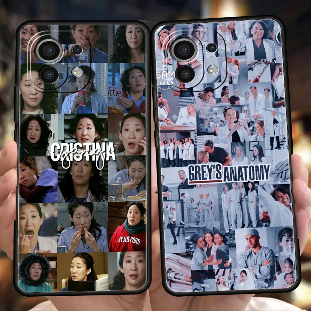 

Greys Anatomy Phone Case For Xiaomi Mi X3 X4 NFC F3 M3 M4 GT Note 9T 10T 10 11 Ultra 11T 11X 12 Pro Lite 5G Silicone Shell Coque