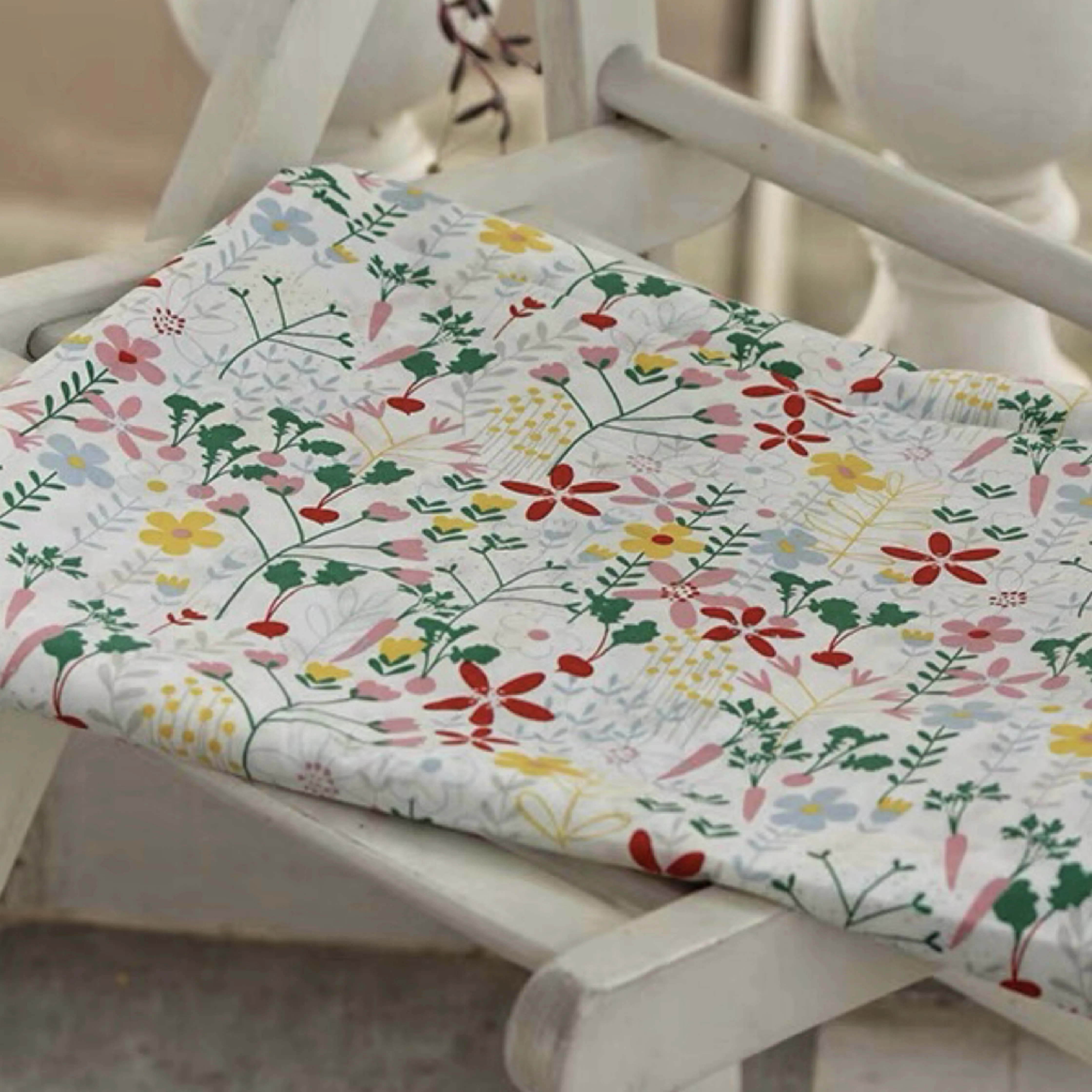 Поплиновая ткань из чистого хлопка с принтом Либерти и редиса детские платья