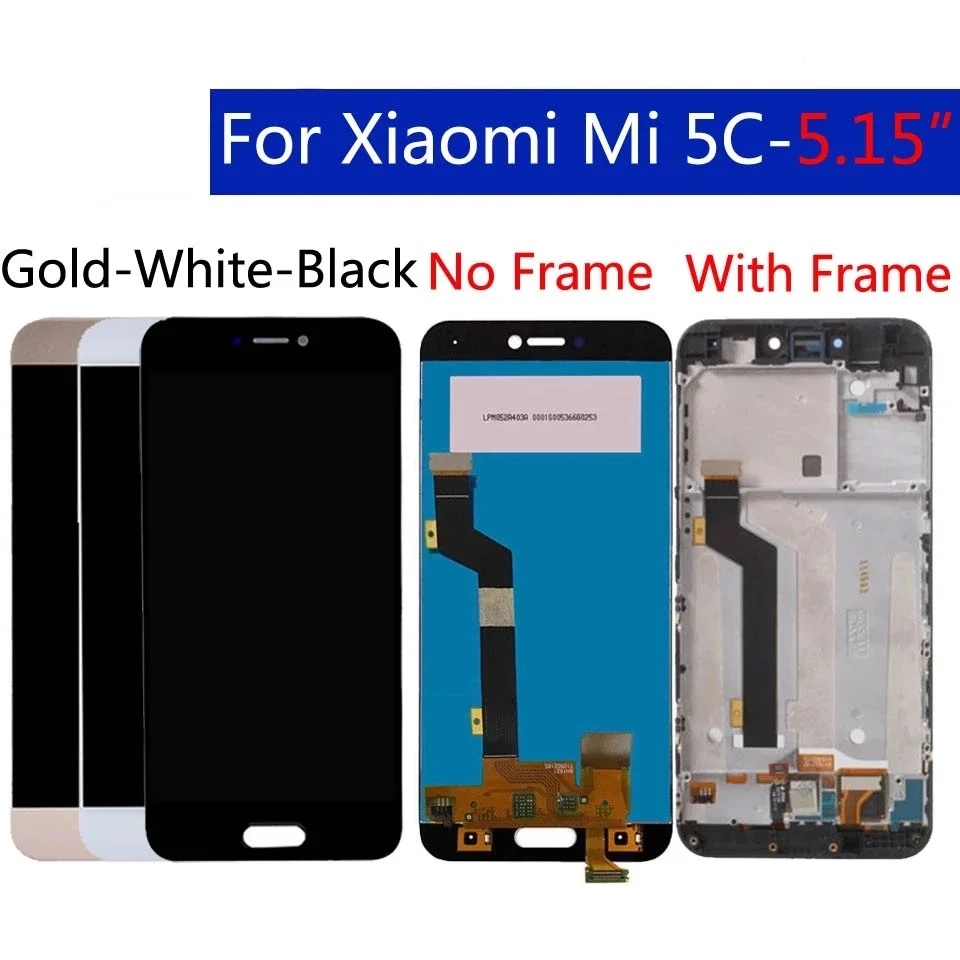 Оригинальный ЖК-дисплей для Xiaomi MI 5C сенсорный экран дигитайзер в сборе замена Mi5C
