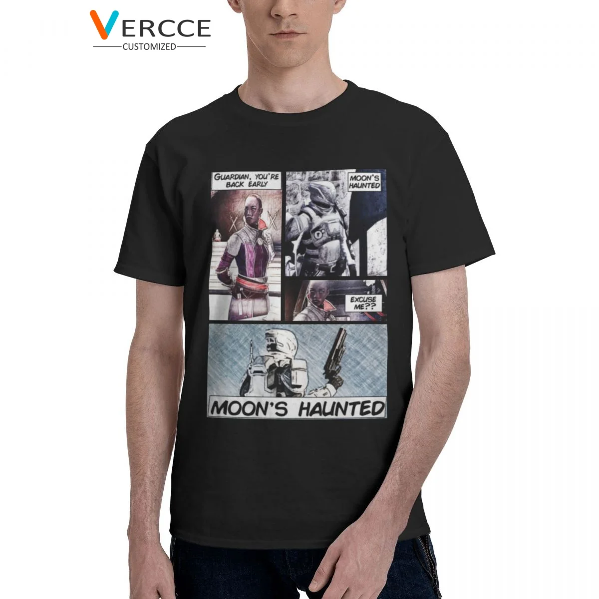 

Destiny 2 Game Poster T Shirt 100% Cotton Tees Customized Clothing Mens Women T-Shirt Unique Gift Idea