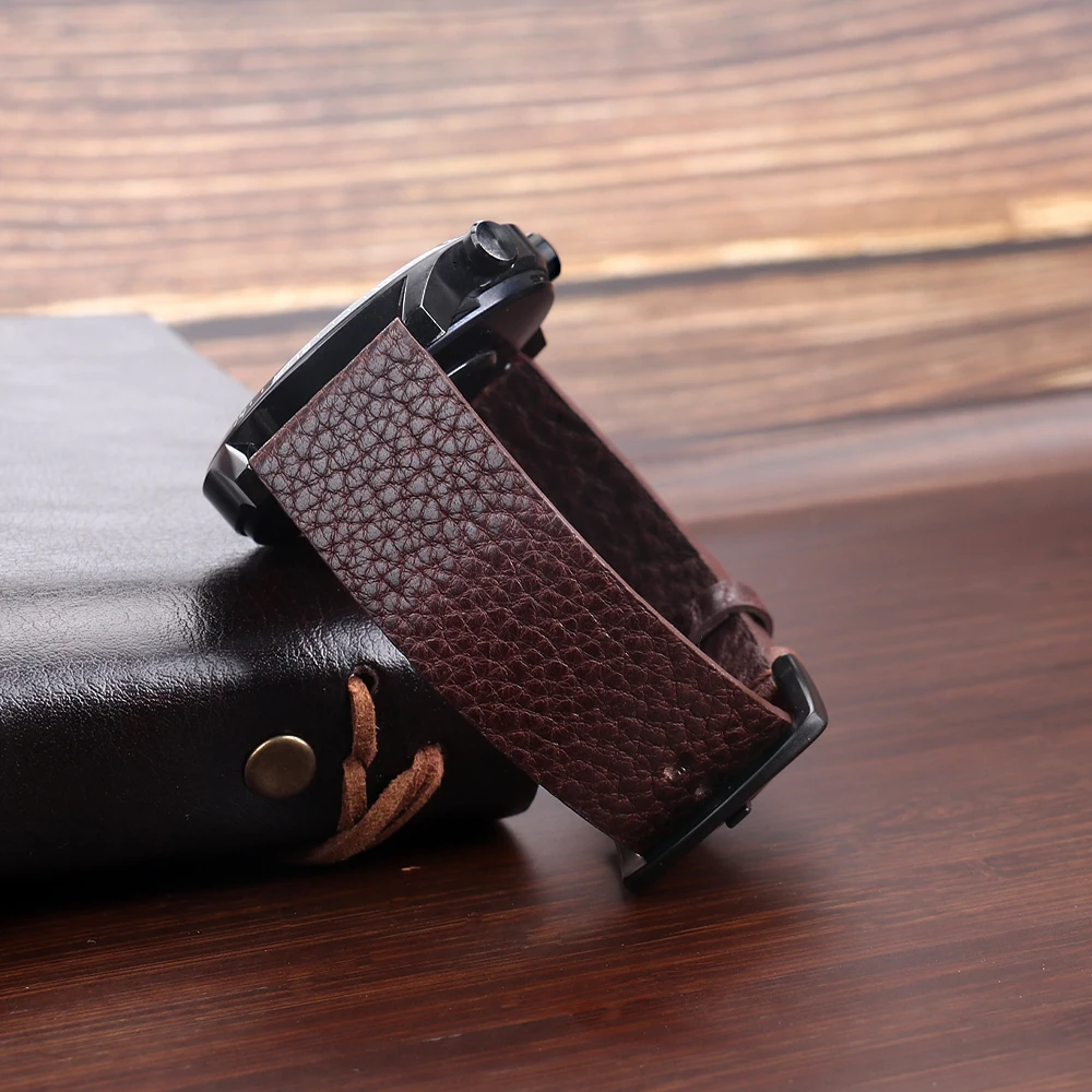 Ремешок из телячьей кожи для Huawei Watch GT 4 браслет наручных часов GT4 46 мм/GT2 Pro/GT 3 2 мм Pro