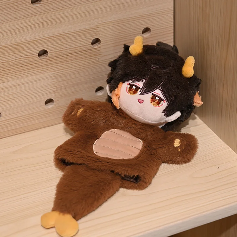 Аниме Genshin Impact Zhongli Дракон милый 30 см подвижная ролевая история ручная марионетка