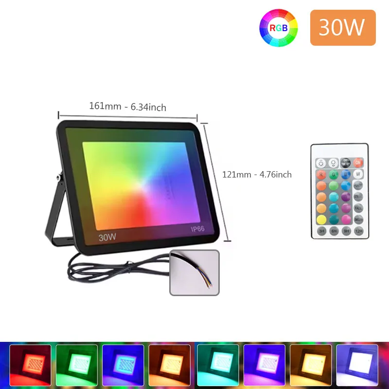 

Adiodo RGB прожектор из литого алюминия 50/100Вт 220В