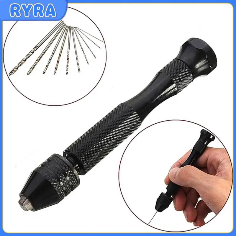

Mini High Speed Steel Hand Drill With Keyless Chuck HSS Twist Drills Rotary Tools Wood Drilling set for Wood Carving