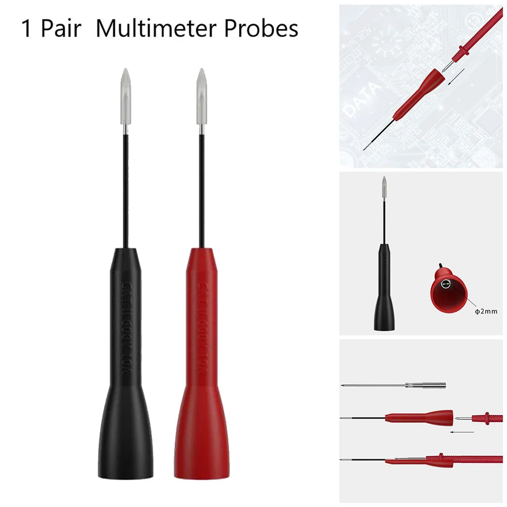 

Accessories Multimeter Test Probes Universal Probe Stainless Steel 1mm For 2mm Test Leads PA66 Nylon Brand New