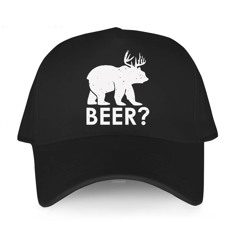 

Unisex short visor hat Outdoor Men summer caps Beer Pun Bear Animal Coemdy BEER Women hats Adjustable hip-hop baseball cap