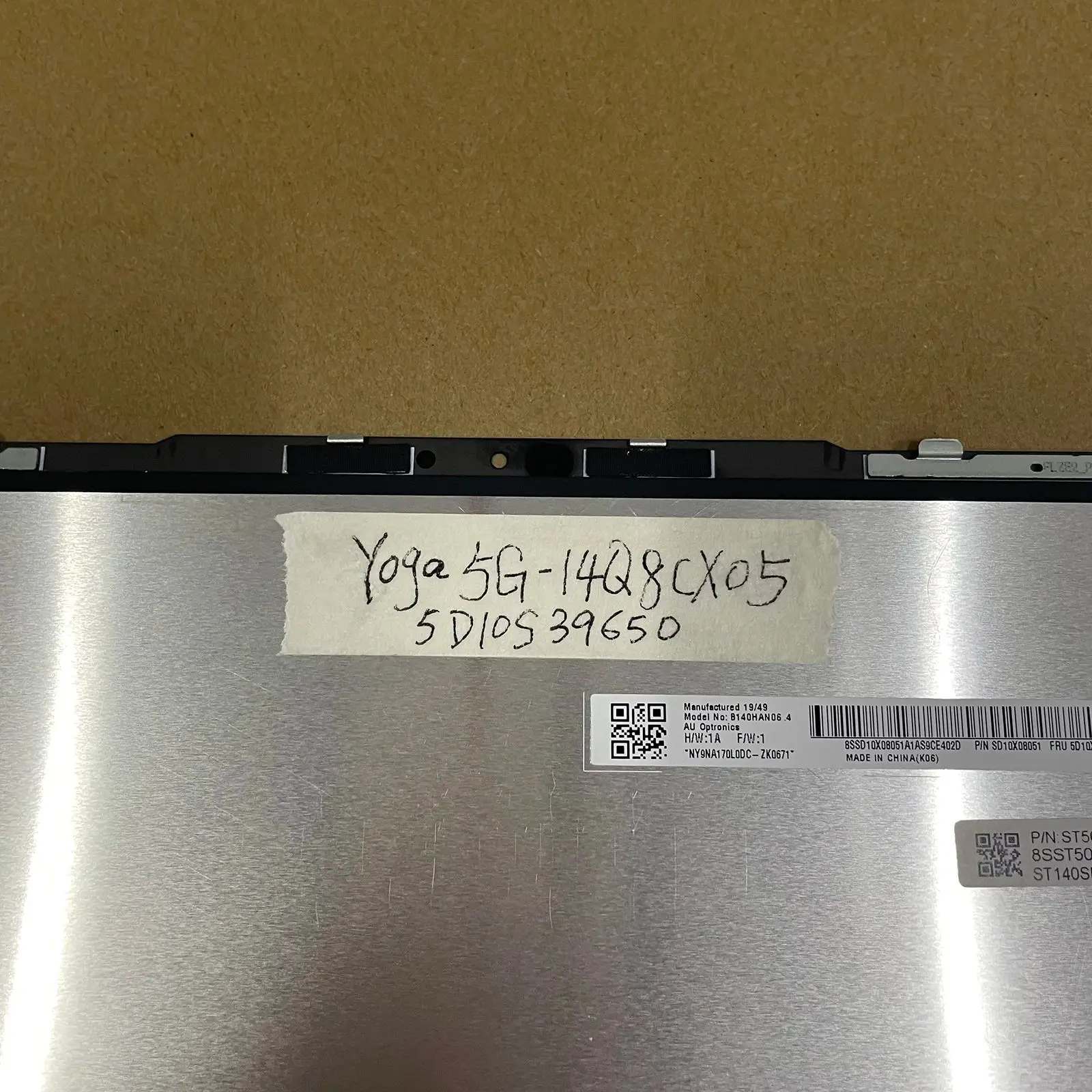 Для 14-дюймового Lenovo Flex 5G-14Q8CX05 Yoga сенсорный ЖК-экран 5D10S39650 FHD