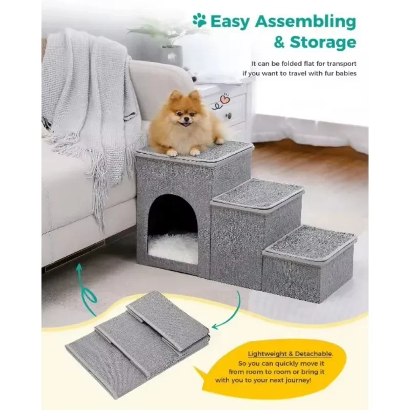 Складная ступенчатая лестница для домашних животных портативная маленьких