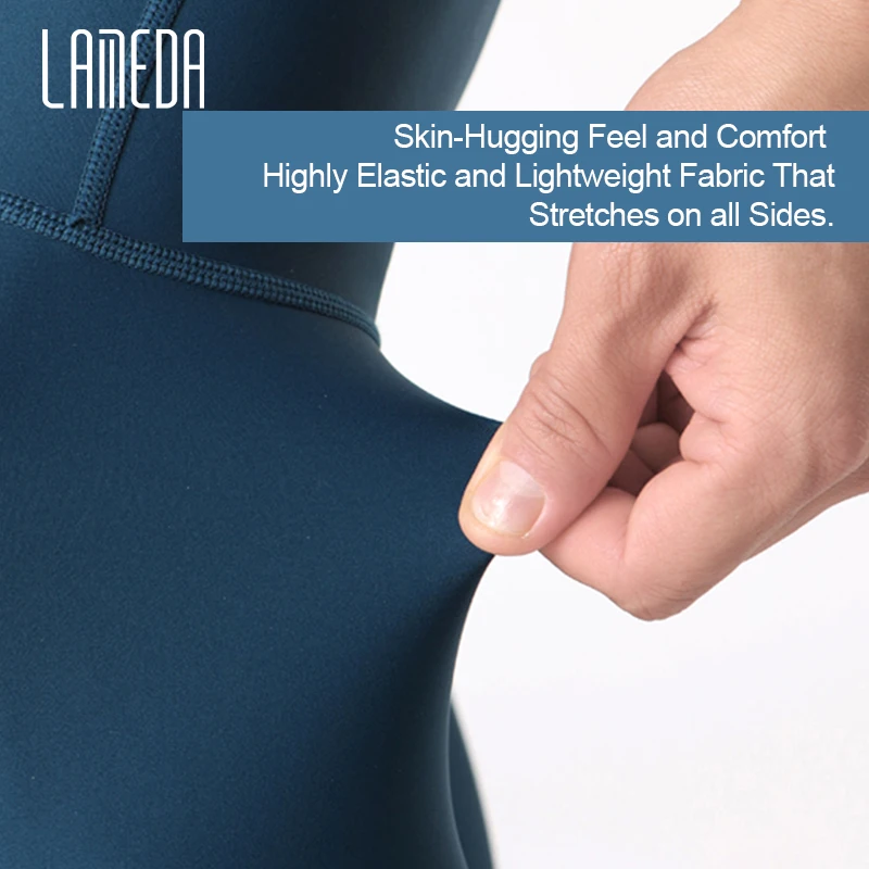 Длинные брюки для велоспорта Lameda мужские с высокой талией на весну и осень