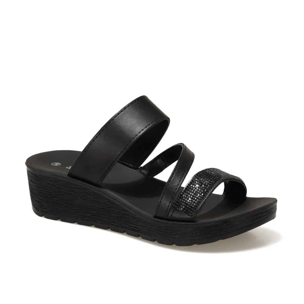 

315566.Z 1FX Black Female Slippers