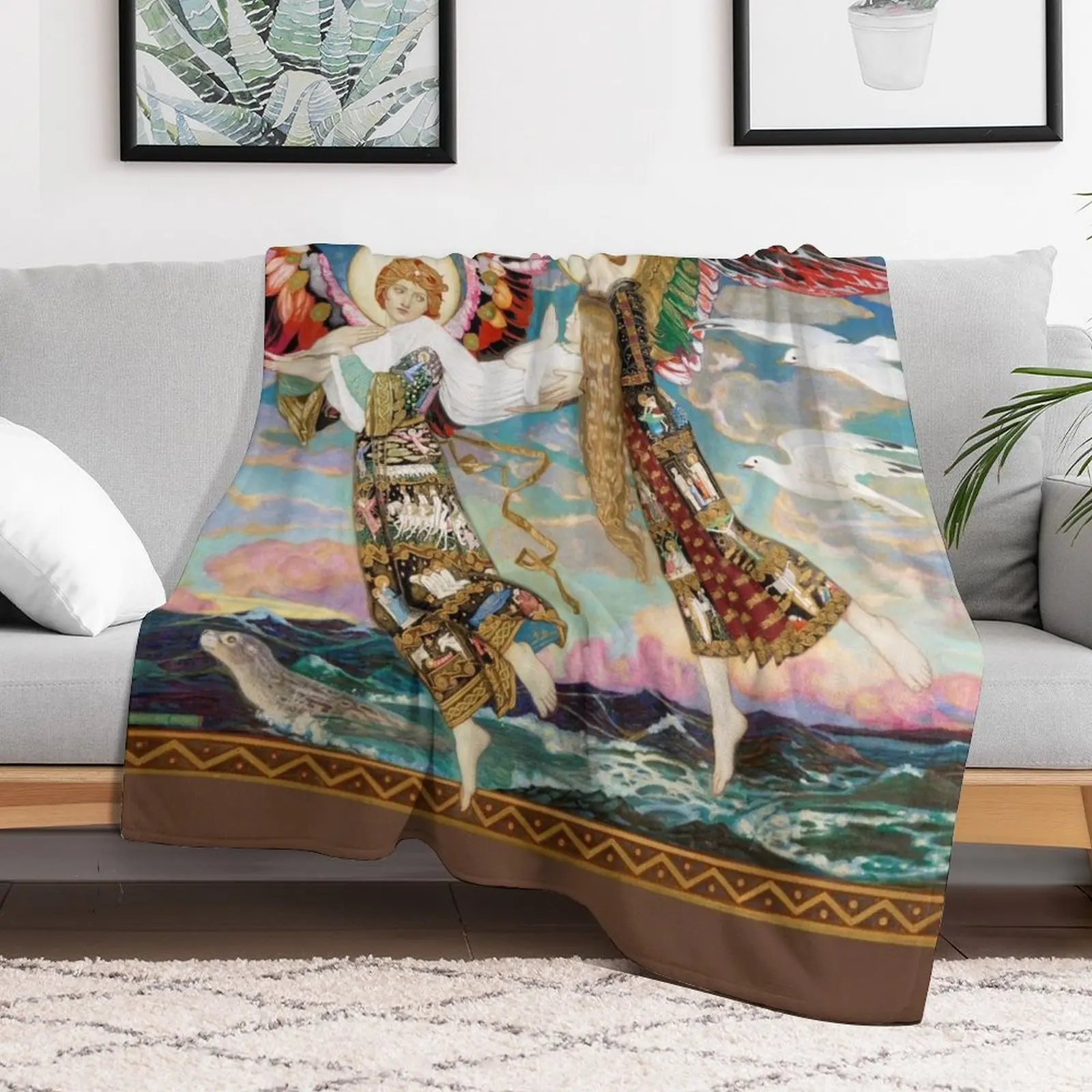 Одеяло Saint Bride Brigid of Kildare John Duncan зимние кровати роскошные утолщенные самые мягкие