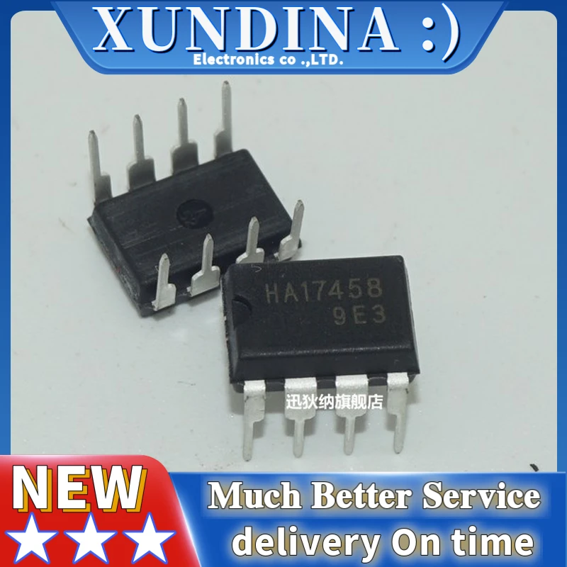 

10 шт./лот HA1745B HA17458PS DIP-8 и оригинальная интегральная схема