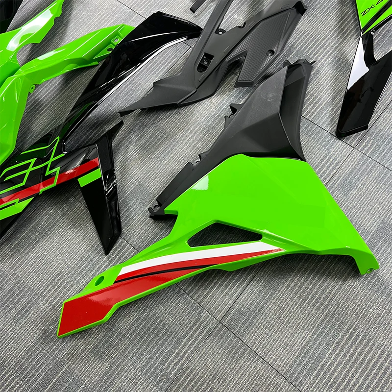 Фото Для Kawasaki Ninja ZX 4R zx 4rr ZX-25R 2020 2021-2023, зеленый обтекатель для мотоцикла, комплект обшивки корпуса из АБС-пластика, можно настроить цвет №4