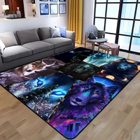 best selling wolf art printed carpet for living room large area rug soft mat e sports chair carpets alfombra gifts dropshopping
