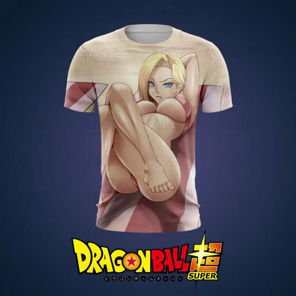 Футболка мужская оверсайз с принтом манга Goku летняя крутая футболка 3D-принтом из