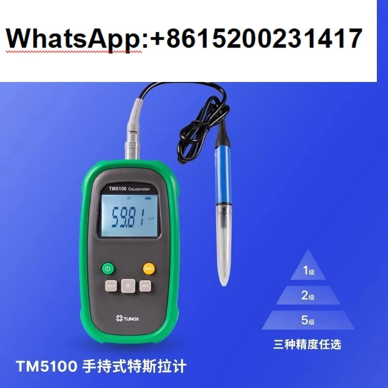 Фото Ручной Гаусиский Магнитометр TM5100 TD8620 №1