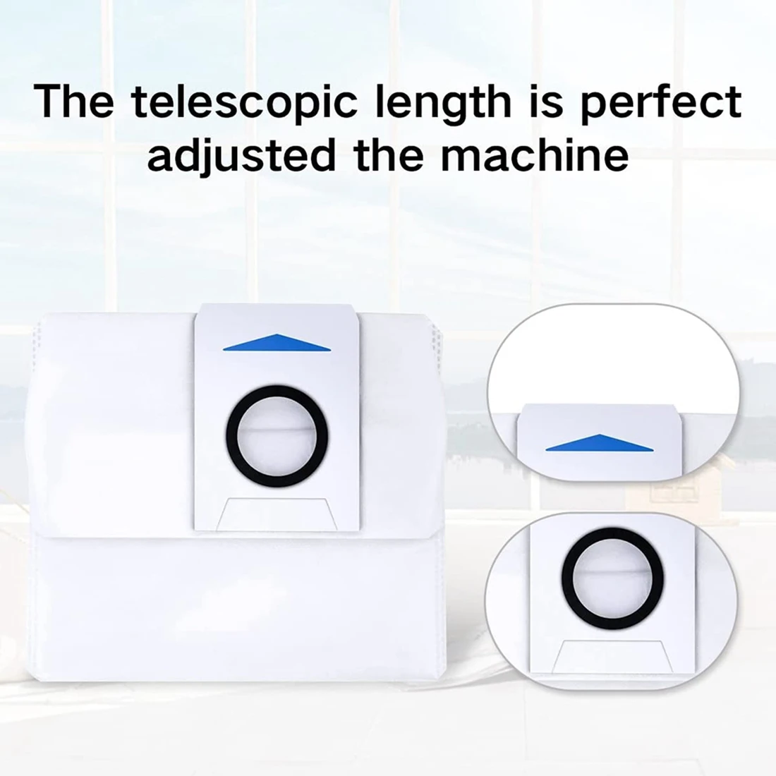 6 шт. пылесборник для ECOVACS DEEBOT X1 Omni Auto-Empy Station сменный мешок емкостью 3 л ECOVAS X1/X1 Plus