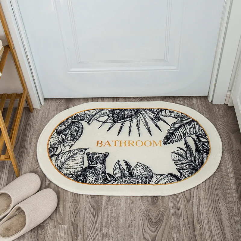 

Bathroom Bath Mat Non-slip Carpets In Wash Basin Bathtub Side Floor Rug Shower Room Doormat Memory Foam Pad