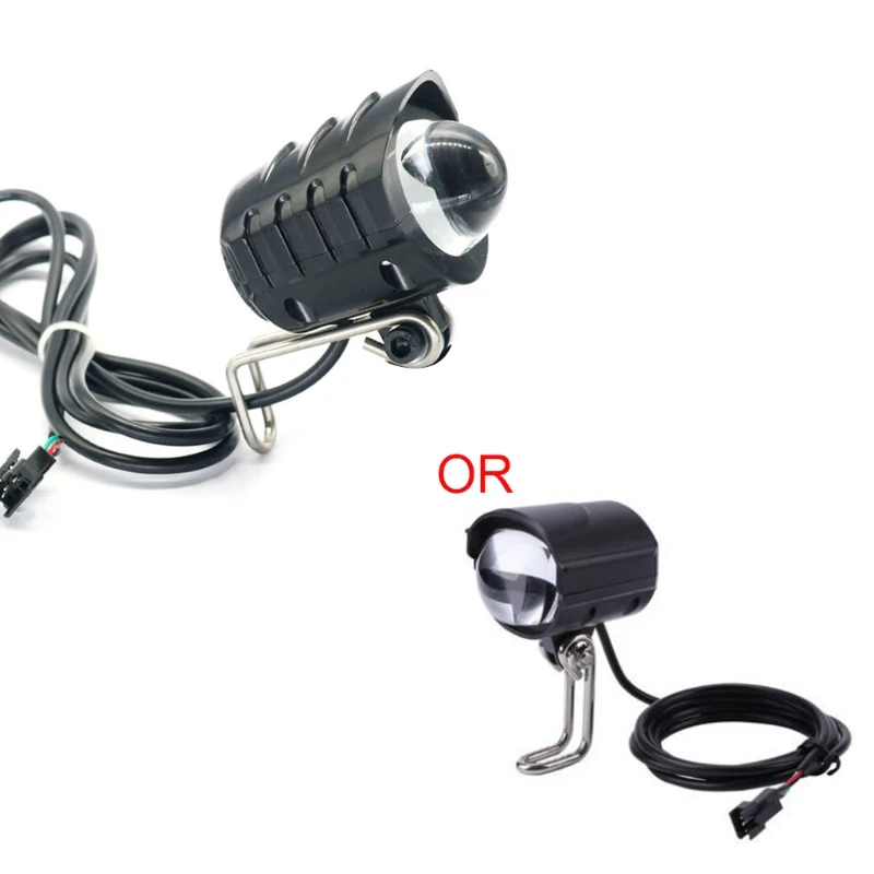 

Electric Bike LED Front Light E-Bike 2 in 1 Waterproof Horn Headlight Biking Dustproof Cycling Parts