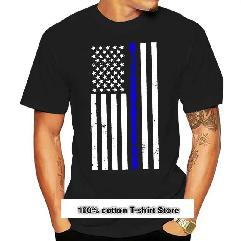 

Camiseta negra с изображением desgastado для мужчин, ropa informal с rayas azule y bandera de EE. UU., новые, S-2XLTee