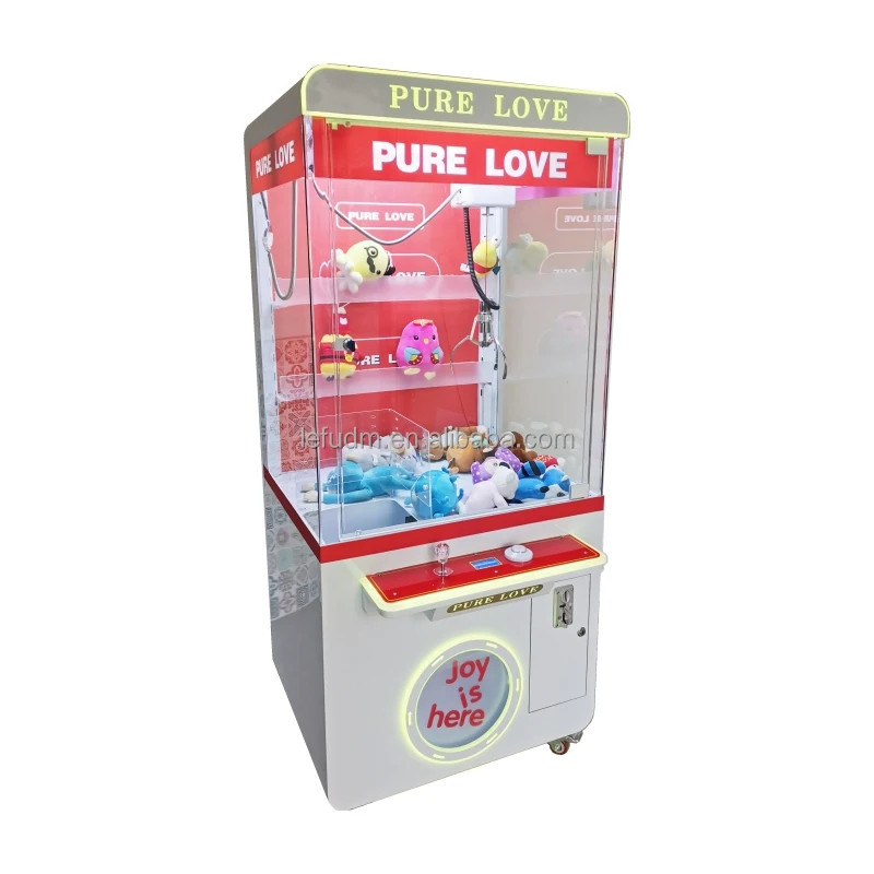 Фото Игровые автоматы Lefu Company Pure Love Crane для выдачи игрушек, автоматы с краном-манипулятором для парков развлечений №1