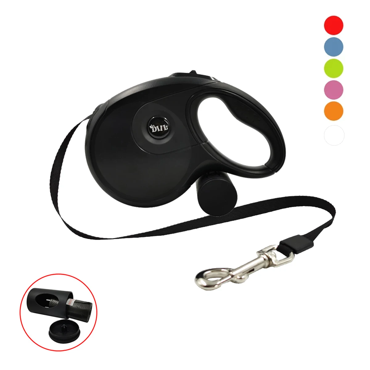 

8M Long Strong Durable Dog Leash Automatic Retractable For Medium Large Dogs Extending Walking Leads Pet Traction Rope Belt