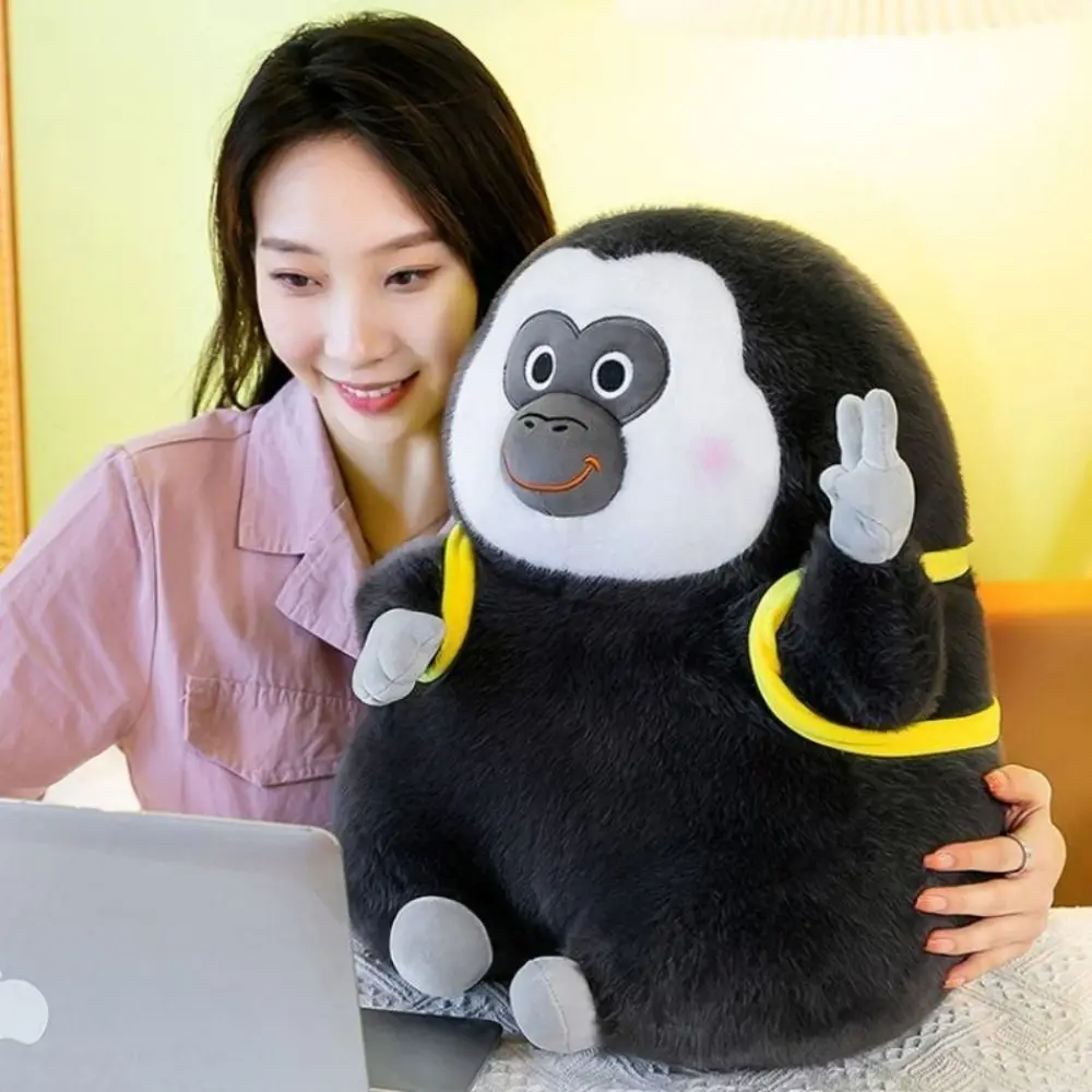 22 см милое лицо монаха Biiye белое обезьяна плюшевая игрушка подушка кукла