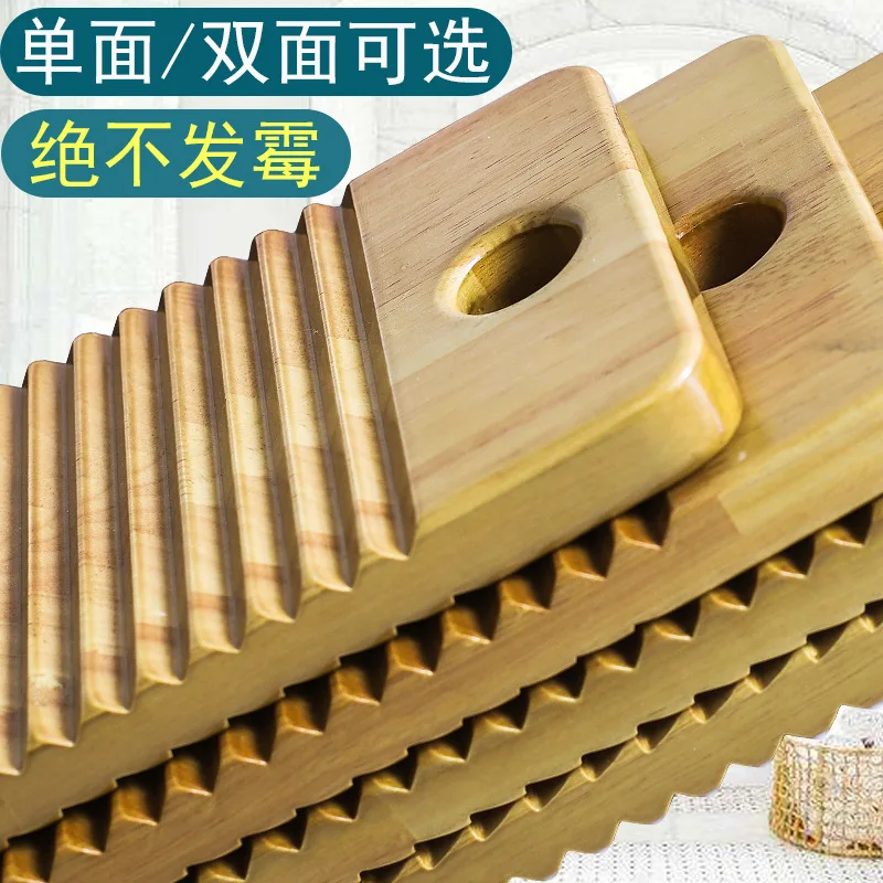 

Double-Sided Washboard Solid Wood Household Large Padded Wooden Washboard Mildew-Proof Mini Small Large Size Non-Bamboo Kneeling