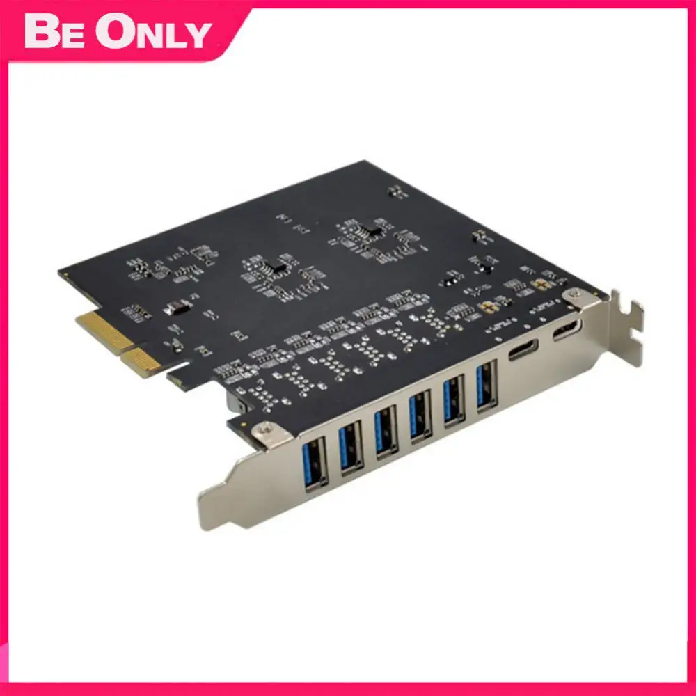 

Контроллер компьютерной карты расширения USB3.1 PCI Express, адаптер для майнинга BTC, USB3.1 PCI Express, контроллер карты, 6 слотов