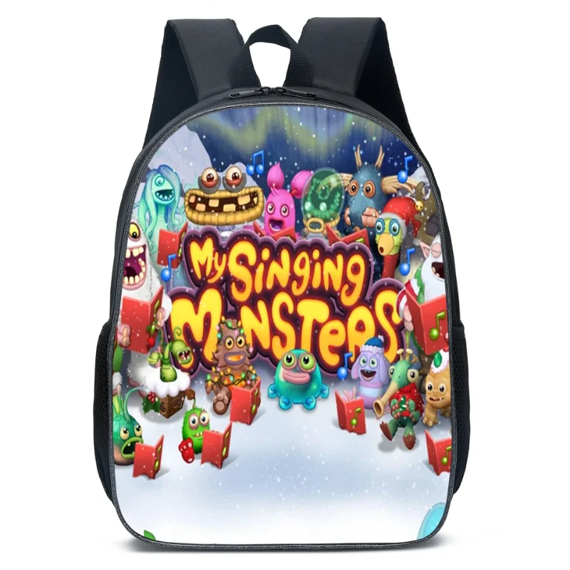 

My Singing Monsters Children's Monster Concert School Bag Primary and Secondary School Students Anime Backpack Shoulder Bag