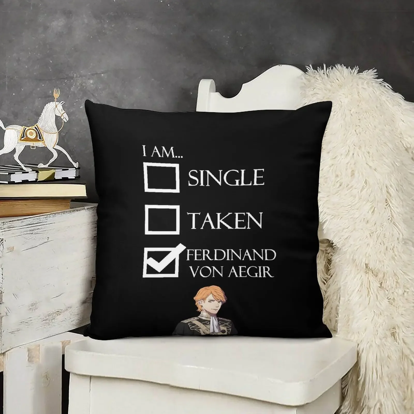 Декоративная подушка I Am Ferdinand Von Aegir Fire Emblem Three Houses