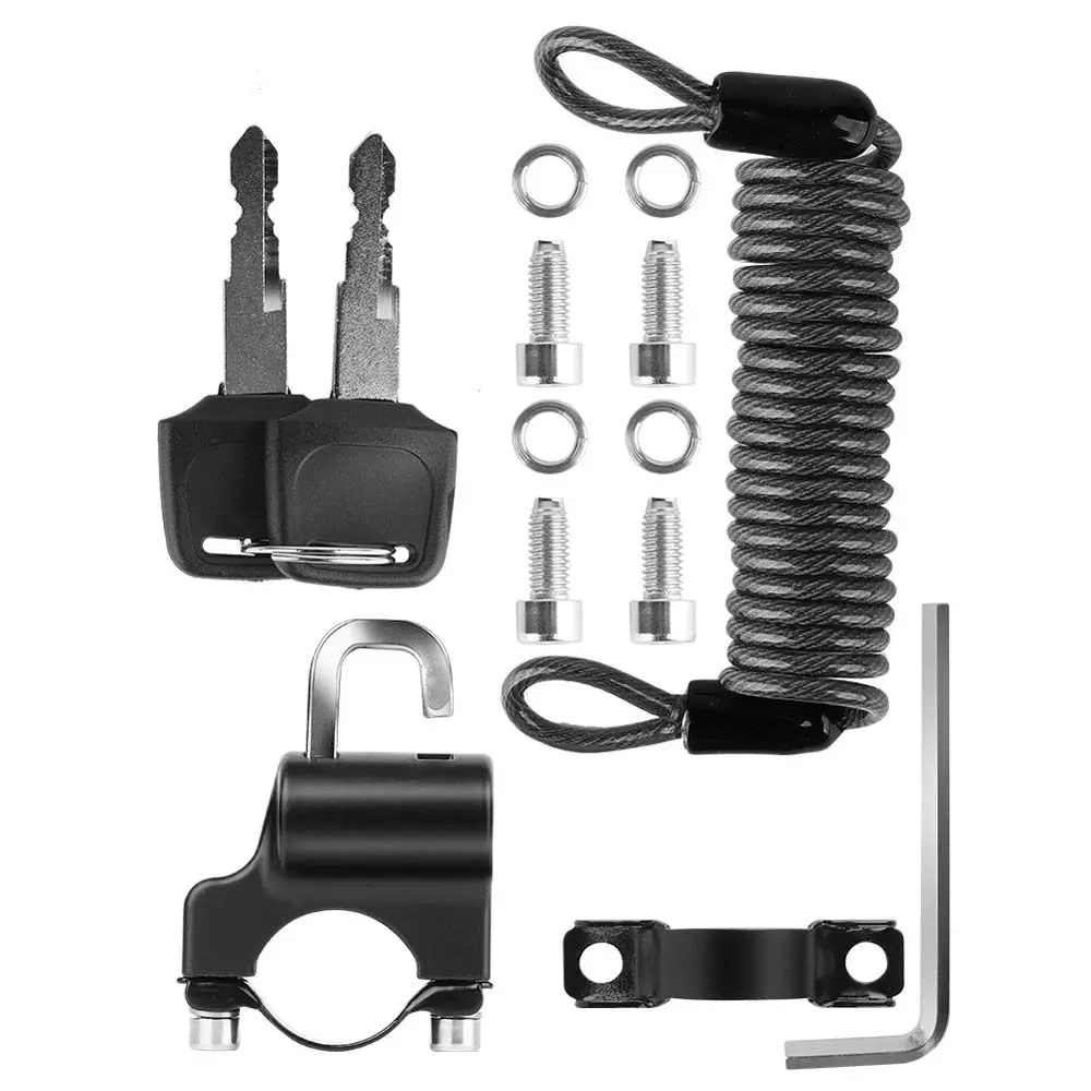 

Cycling Dirt Bike Scooter Mountain Bike Helmet Wire Rope Lock Mini Bicycle Lock Security Cable Lock Bike Rope Padlock