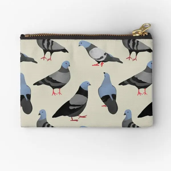 

Design 33 The Pigeons Zipper Pouches Bag Packaging Women Money Wallet Coin Men Pocket Small Underwear Cosmetic Pure Key Storage