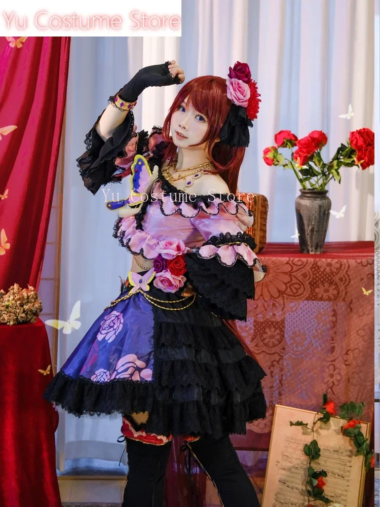 Ю Костюм Айкацу! Серия Shibuki Ran Rose комплект для косплея костюм игры в стиле аниме
