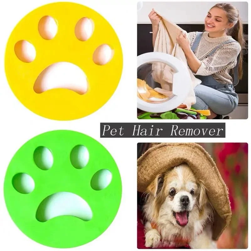 

Cat Dog Hair Remover Washing Machine Hair Remover Reusable Pet Fur Lint Hair Remover Clothes Dryer Cleaning Laundry Tools