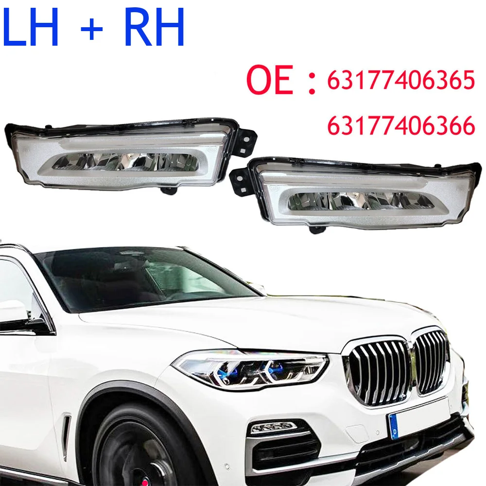 

Новинка для BMW X5 X6 X7 G05 G06 G07 M50i 40iX 50iX LH RH светодиодный ные Противотуманные фары 63177406365,63177406366