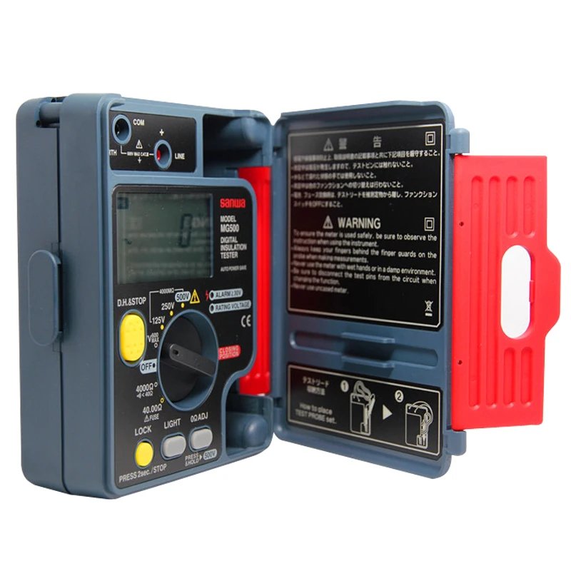 Японские портативные высокоточные изоляционные тестеры sanwa MG500 500 в/МОм Функция
