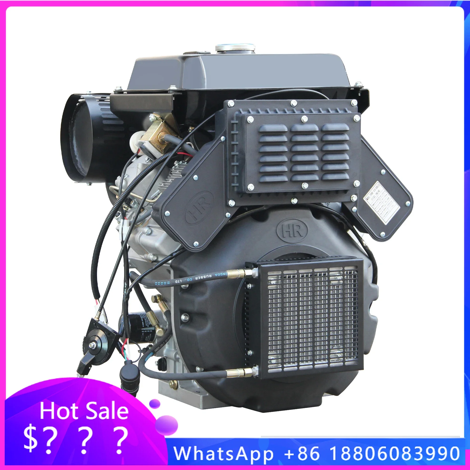 JAVarns 12 5 л большой топливный бак 30h·p с воздушным охлаждением двухцилиндровый die-sel