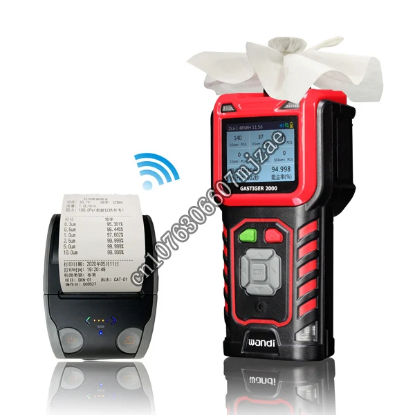 Портативный счетчик пыли PM0.3 PM0.5 PM1.0 PM2.5 PM5.0 PM10 пневматических частиц