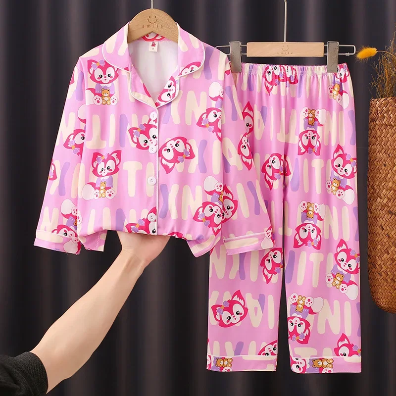 Пижамный комплект детский с длинным рукавом и изображением Микки Мауса