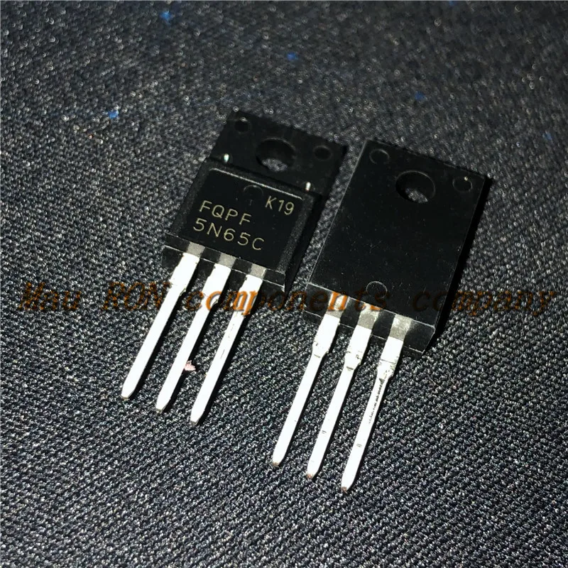 

10 шт./лот, FQPF5N65C TO220F 5N65 DIP TO-220F MOS 600 В, новинка, оригинал, в наличии