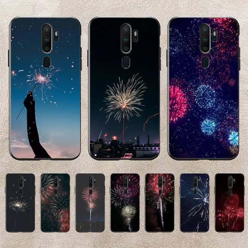 

Fireworks Phone Case For Redmi 9A 8A 6A Note 9 8 10 11S 8T Pro K20 K30 K40 Pro PocoF3 Note11 5G Case