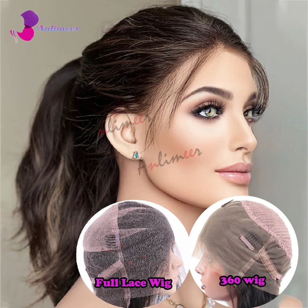 Ful Wigs Human Hair Wigs For White Women Body Wave Wig
