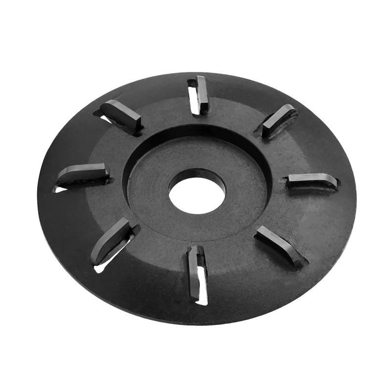 

90Mm 8 Teeth Wood Turbo Carving Disc Round Tea Tray Black Wood Carving Cutter Use For Angle Grinder
