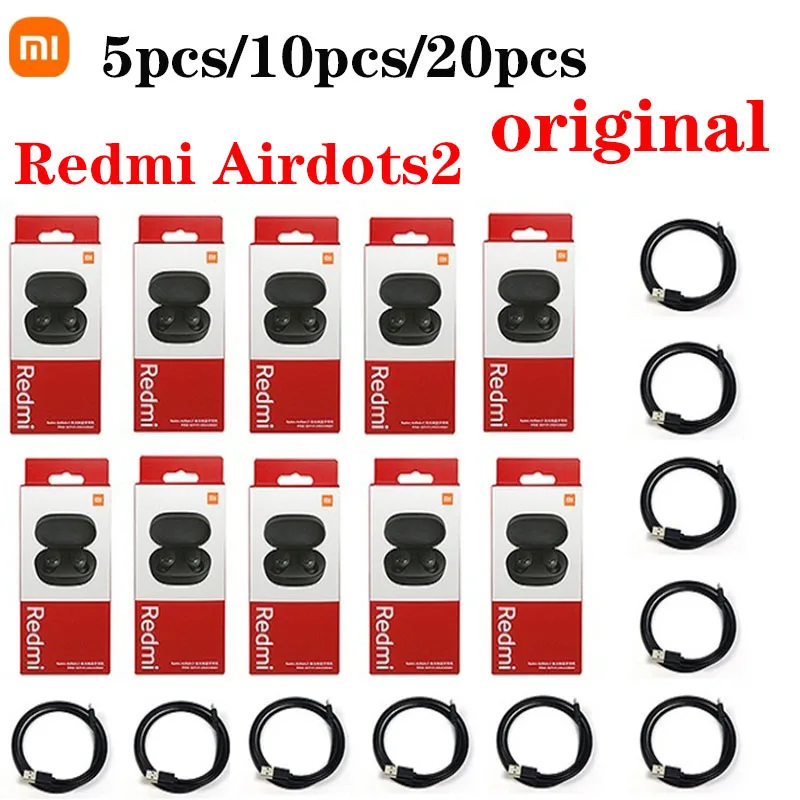 

Беспроводные наушники Xiaomi Redmi AirDots 2, Bluetooth 10/20, 5/5,0 шт.