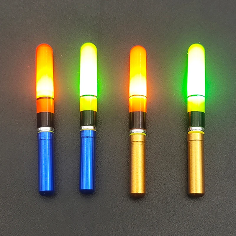 

1Pc Light Sticks Green / Red Battery Operated LED Luminous Float Night Fishing Tackle LED Electric Float Light Fishing