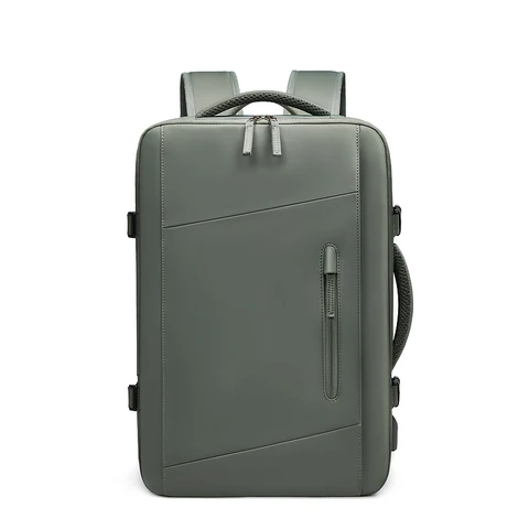Дорожный рюкзак для мужчин и женщин, увеличенный объем 39 л, для пешего туризма, делового ноутбука, с USB-зарядкой, Водонепроницаемый школьный ранец 17 дюймов