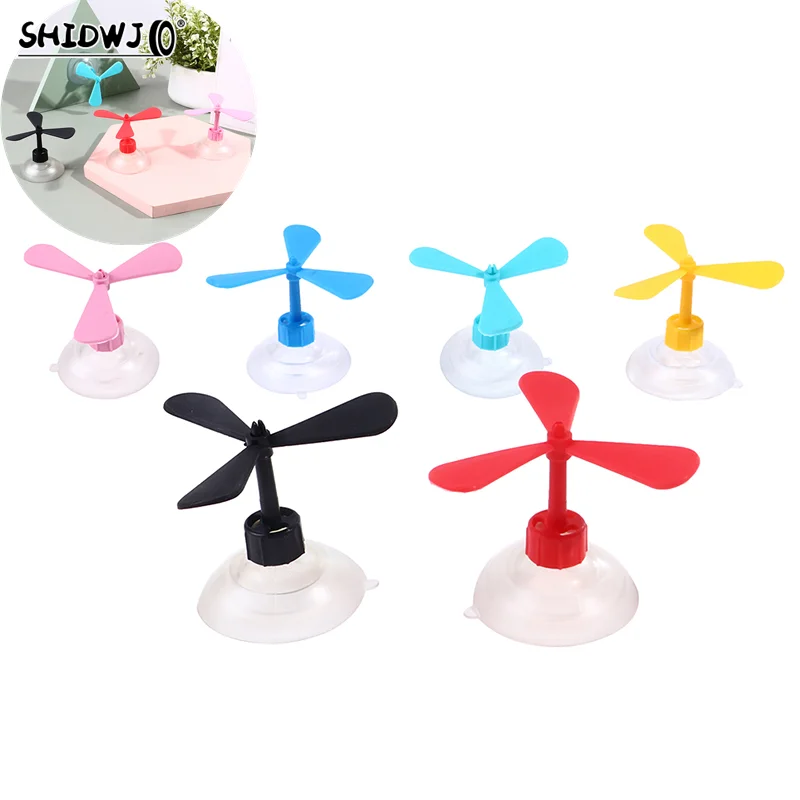 

1pcs Motorcycle Creative Helmet Suction Cup Childhood Fun Propeller Fan Headwear Decoration Motorcycle Bike Accessories